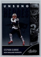 Stephon Gilmore 2020 Panini Absolute UNSUNG HEROES UH-SG  Football Card Patriots