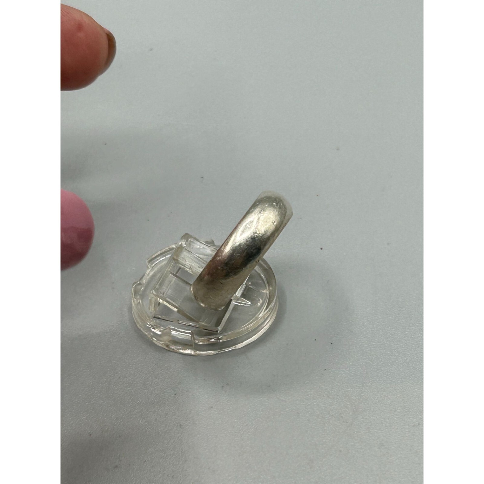 Solid Sterling Silver Band Ring Plain No Design D… - image 7