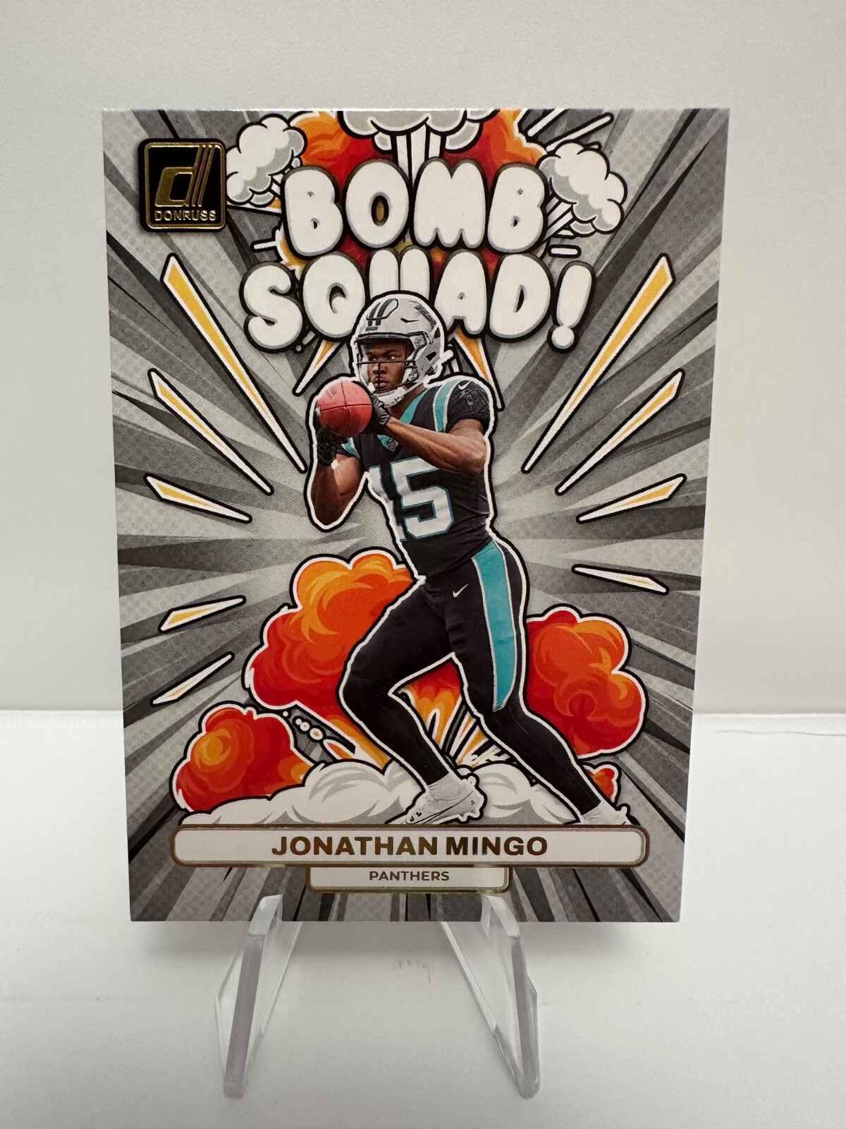 Jonathan Mingo - 2023 Donruss - Bomb Squad #BS-14 - Carolina Panthers