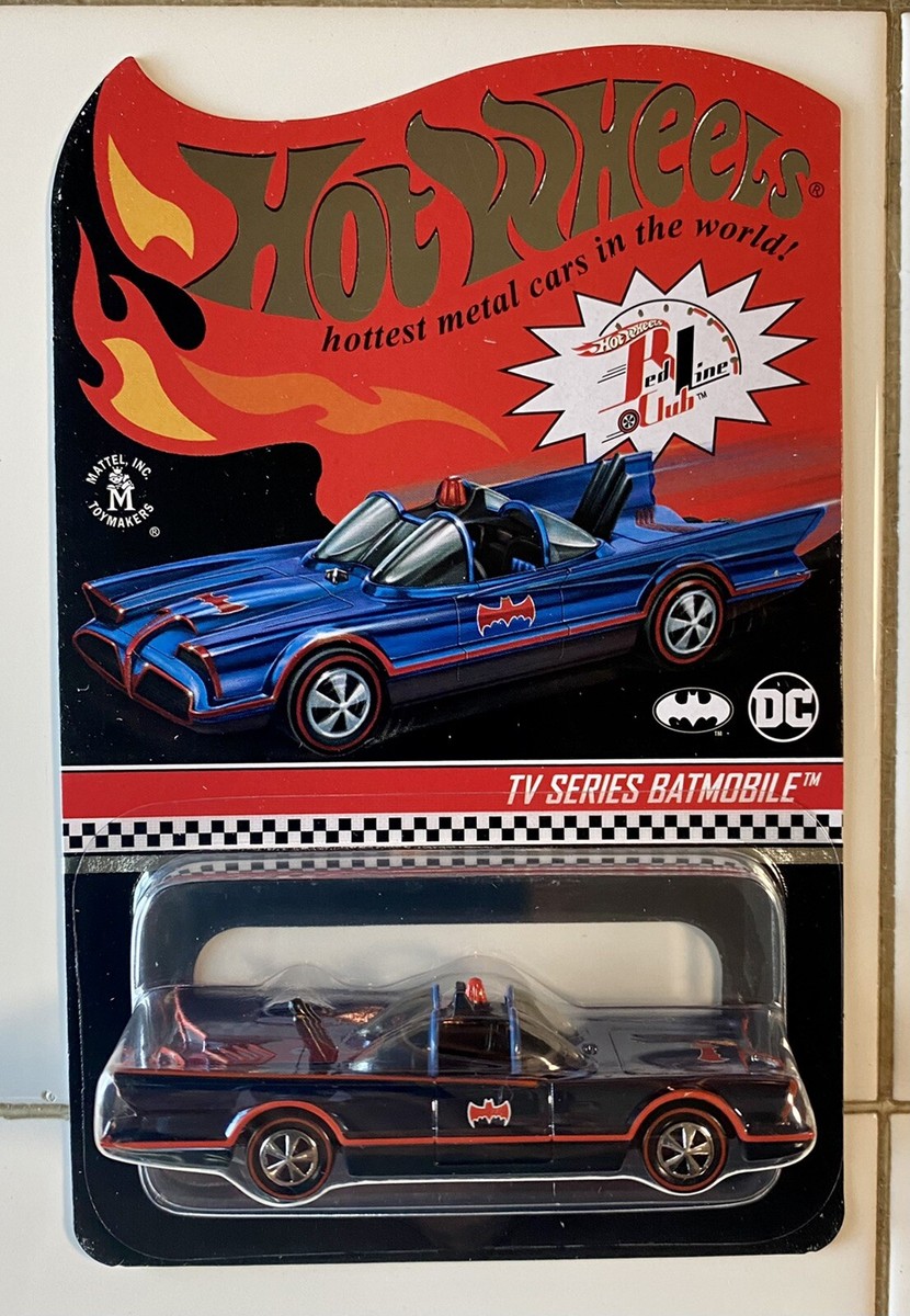 BATMAN 1966 CLASSIC TV SERIES BATMOBILE 2021 HOT WHEELS Red