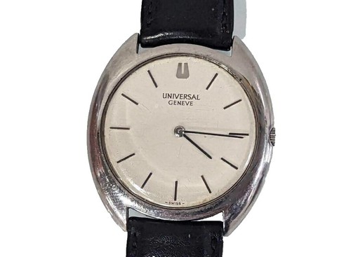 Vintage UNIVERSAL GENÈVE Swiss Women Mechanical Oval Watch  display picture 3