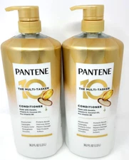 2x Pantene Multi-Tasker 10 Conditioner +Keratin Coconut oil/Pro-Vit B5 38.2oz