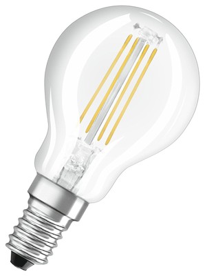 Osram Star LED Lampe Globe E14 EEK: E 470 lm Warmweiß (2700K) entspricht 40 W