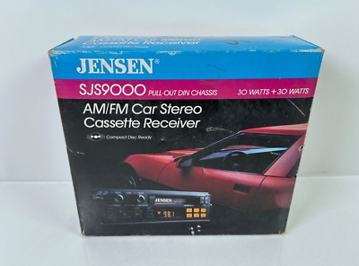NEW) Vintage Jensen SJS-9000 Car Stereo AM/FM Cassette Tape | eBay