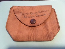 SILVERTON NARROW GAUGE COLORADO RAILROAD RR RY RAILWAY PASS HOLDER PURSE