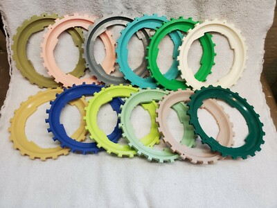 #ad NEW Lustran John Deere Corn Planter Plates for Flat Seeds White Oliver Allis $16.00