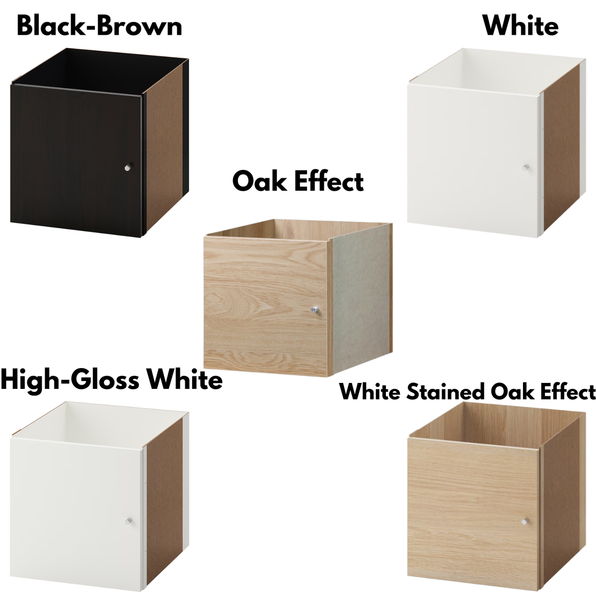 IKEA KALLAX Insert with Door 33x33cm Cube Storage Organizer Drawer