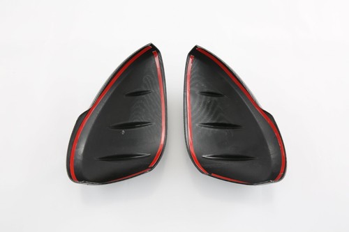 Carbon Fiber Cup Rearview Mirror Cover Trim For 2022-2023 Honda Civic Sedan 2pcs - Picture 5 of 6