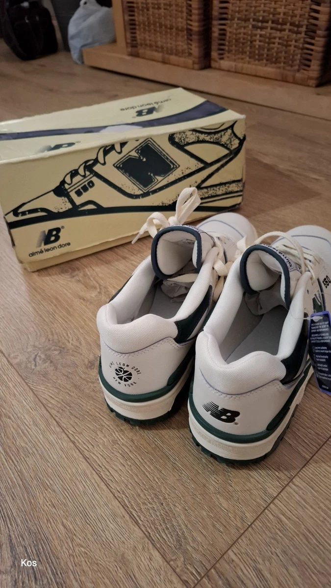 ZAPATILLAS NEW BALANCE 550 AIME LEANDORE NUEVAS BALANCE VERDE BLANCO PRECIO DE VENTA SUGERIDO POR EL FABRICANTE 560 £