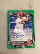 2025 Bowman - Paper Prospect Retail Autographs JJ Wetherholt #BPA-JW Green...