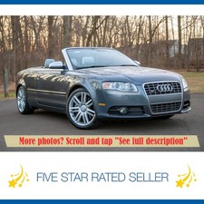 2007 Audi S4 4.2 V8 Quattro Convertible 77K 50+Pix CARFAX WE SHIP!