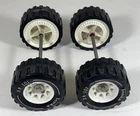 Vintage Tonka Set Of 4 Xr-101 Wheels Tires Axle Assembly Parts Restore Custom
