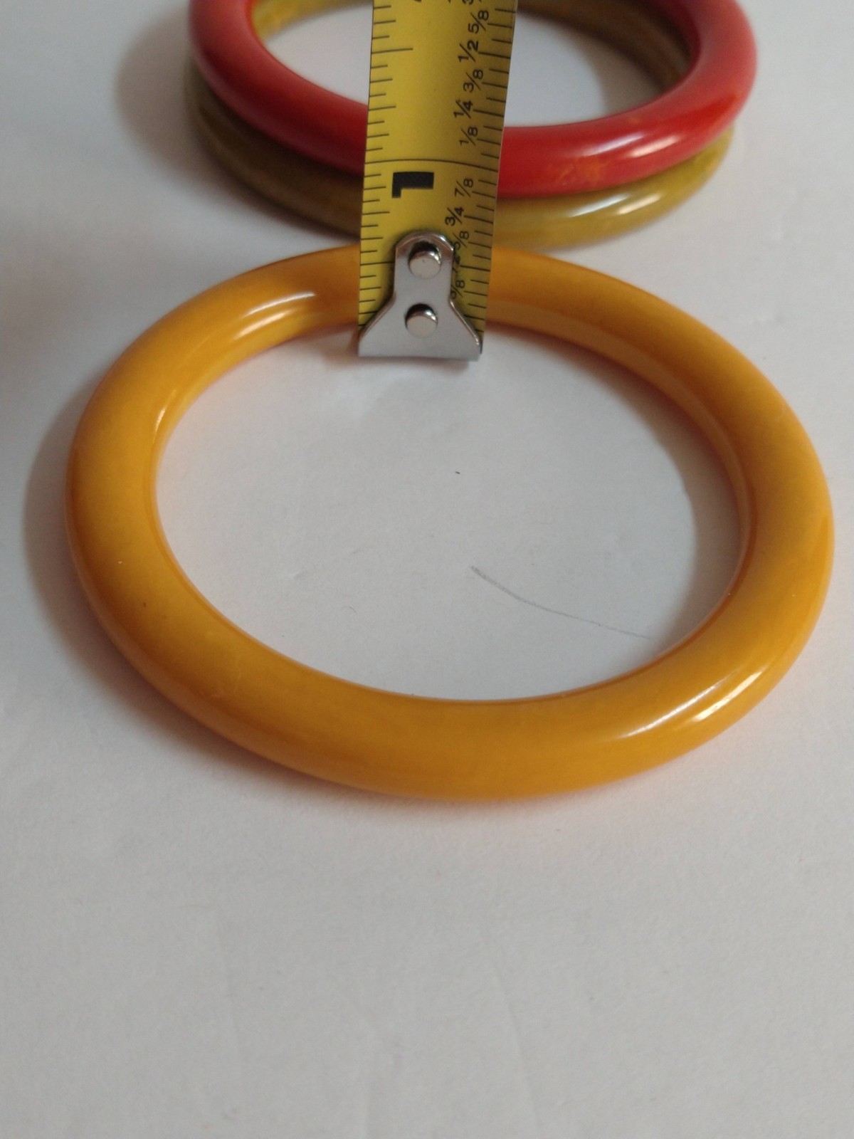 Vintage Bakelite Stackable Bangle Bracelets - image 4