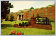 West Hall Memphis State University Tennessee Postcard