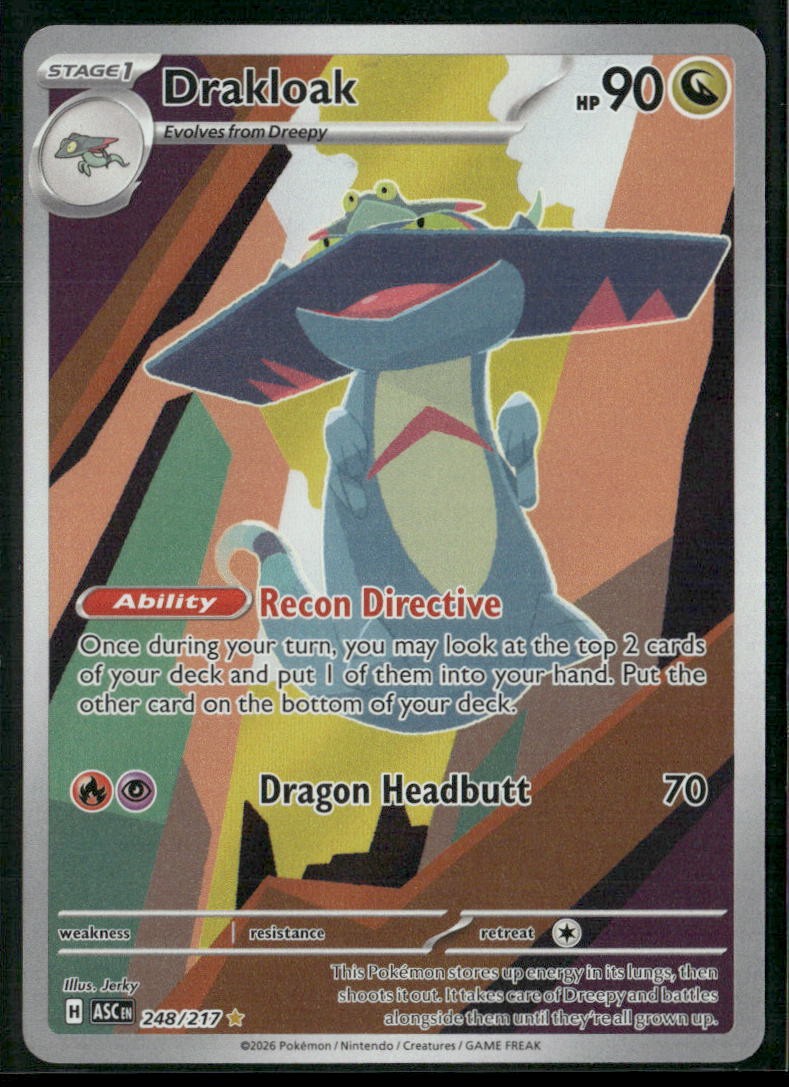 Drakloak Holo Illustration Rare ME: Ascended Heroes 248/217 NM