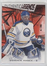 2021-22 Upper Deck SP Game Used Legends Red Fragment /205 Dominik Hasek HOF 0nr3