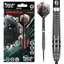 Shot Gnarly Smasha Steel Tip Dart Set-90 Tungsten Barrels-24gm