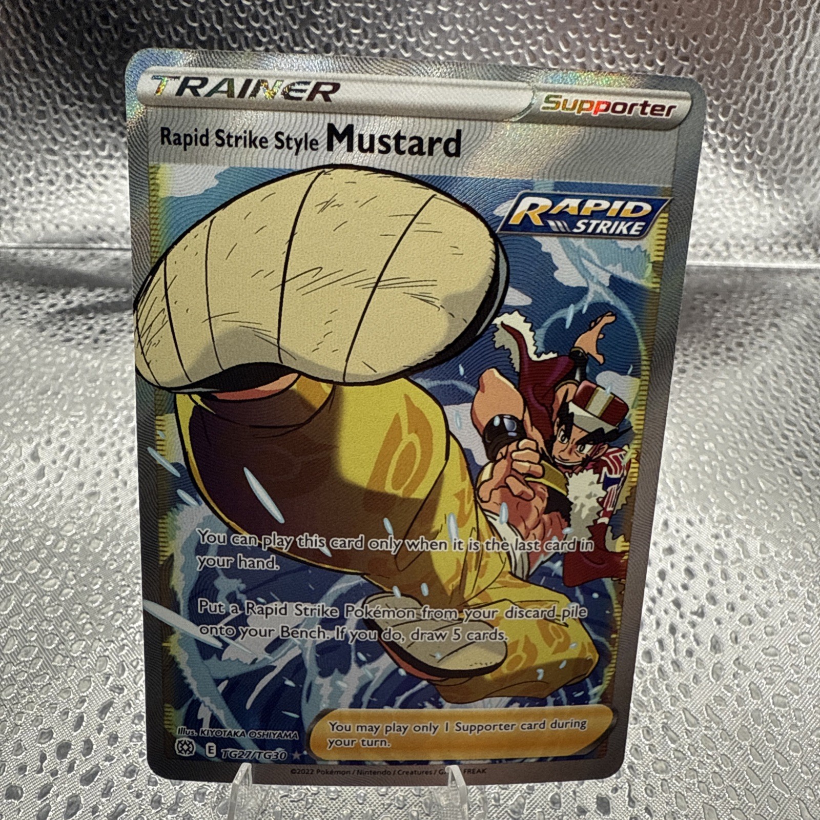 Pokemon TCG Rapid Strike Style Mustard TG27/TG30 NM