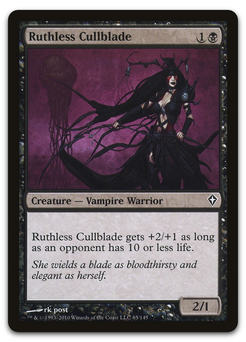Ruthless Cullblade #65 (NM) Worldwake WWK Magic MTG