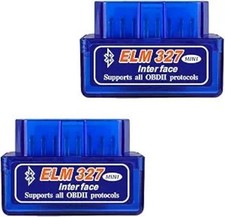 2PCS OBD2 Car Diagnostic Scanner, Professional Mini Bluetooth OBD II Code Reader