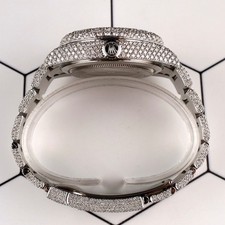 Rolex Sky-Dweller 42mm Steel Oyster Watch Iced Out 25ct Diamonds Ref 326934 9