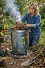 VSL 90 Litre Galvanized INCINERATOR - FIRE - Burner - DUSTBIN - Leaves - Rubbish