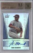 2011 Leaf Metal Draft Blue Prismatic 17/25 Sean Gilmartin BGS 9.5 Auto 2u6