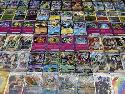Pokemon Card Lot 100 Official TCG Cards + Ultra Rare | VMAX GX EX