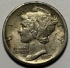 1917 Mercury Dime — AU+ Condition, Original Surfaces 🔥 Nice Split Bands