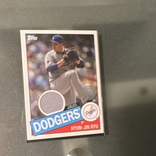Topps 2020 Series One 1985 Relic Hyun-Jin Ryu #85R-HR Dodgers