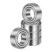 5 Pack 7 x 14 x 5mm 687ZZ Deep Groove Ball Bearings, ABEC5