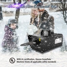 1byone 650W Snow Machine Wired Remote Control O0000-0811 - BLACK