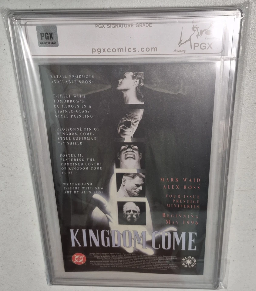 Kingdom Come Preview NOT CGC PGX GRADED  9.8 signed Alex Ross and Mark Waid D - Image 2 of 2