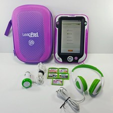 LeapFrog LeapPad Ultra Learning Tablet Bundle 5 Games Case Headphones Charger