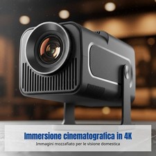 AX10 Mini proiettore, 4K ultra HD Home Theater, portatile