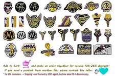 Los Angeles Lekers Basketball Patches Embroidery iron,sew (From Thai by USPS)