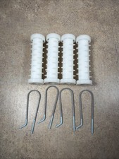 VTG Clairol Deluxe C-40 Hot Rollers Replacement Rollers 4 Small  Clips