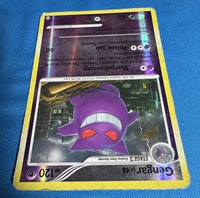2009 Pokémon Platinum Gengar 17 Rev-Holo 👻 GENGAR 👻 Reverse Holo 2009 Pokemon Platinum Arceus Card 17