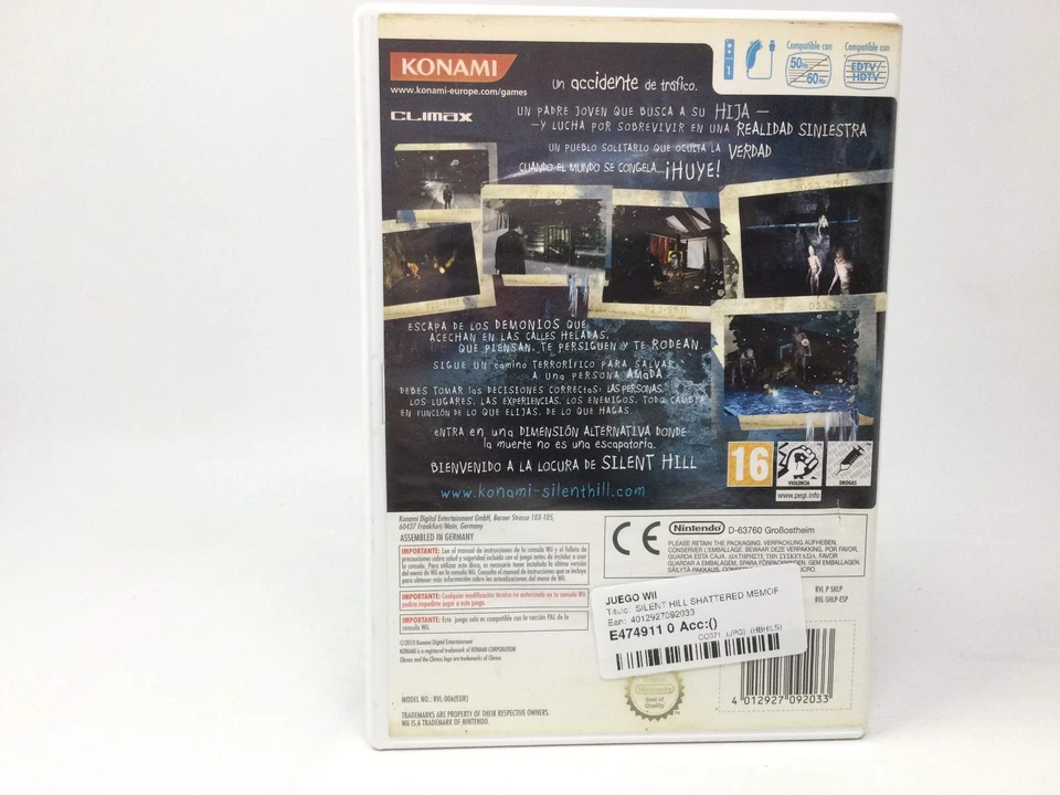 Silent Hill Shattered Memories Wii (SP) [PO1932], foto 2 de 5