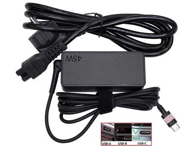 AC 45W USB-C Adapter Netzteil Ladegerät für HP Spectre Pro 13 G1, 13 G1 X2F00EA