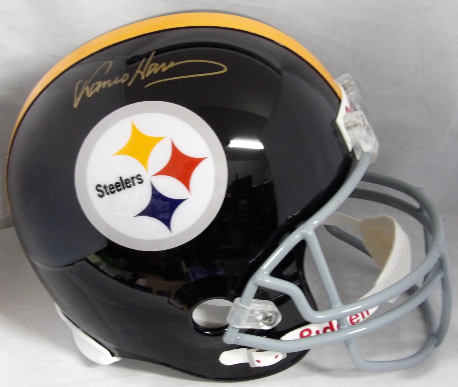 Franco Harris Autographed Signed Pittsburgh Steelers Full Size Replica Helmet JSA Authentic 