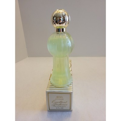 Avon Moonwind After Bath 1970s VTG Collectible Vanity glass Bottle 90 w/ Box