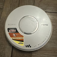 Sony Walkman D-FJ041 Portable White CD Player  No Disc  Error