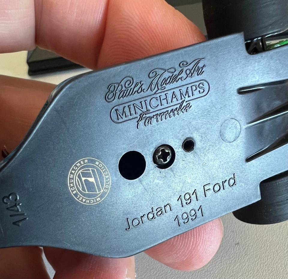 Jordan 191 Ford Michael Schumacher Collection 1991 Minichamps Pauls Model Art - Bild 4 von 4