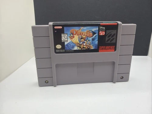 Pinocchio SNES, Authentic Game, Tested And Working
