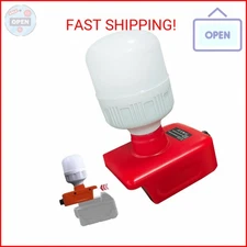 12W Cordless LED Work Light for Milwaukee M 18 18V Battery(No Battery), 1300LM L