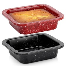 Kuchenform Backform Form Granit 12x12cm 2Stk