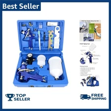 Profesional HVLP Pistola De Pintura De Aire Para Pintar Casas Autos Acero Nuevo