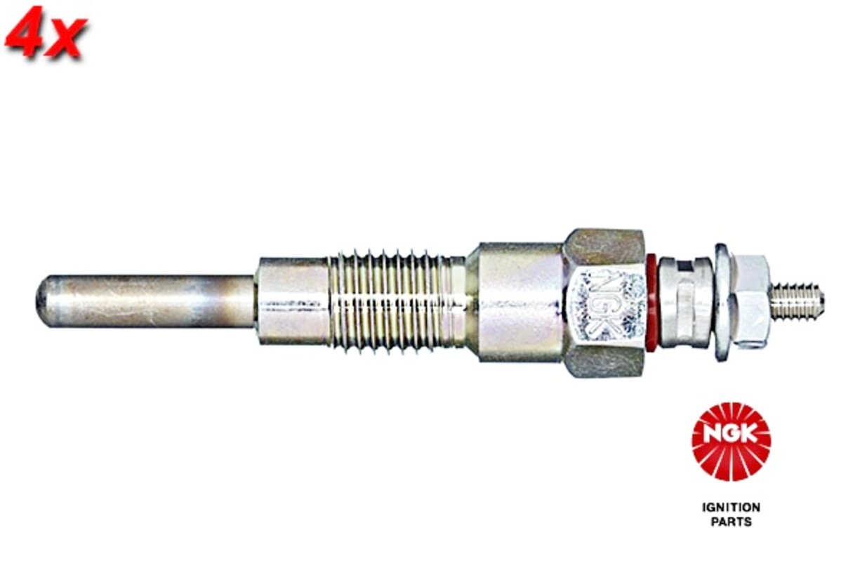NGK 4x Glow Plug For NISSAN Pick Up D21 85-88 11065-T8200