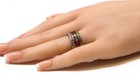 925 Sterling Silver multi color CZ Cubic Zirconia eternity Ring Band 8.5g  8.5 — photo 6